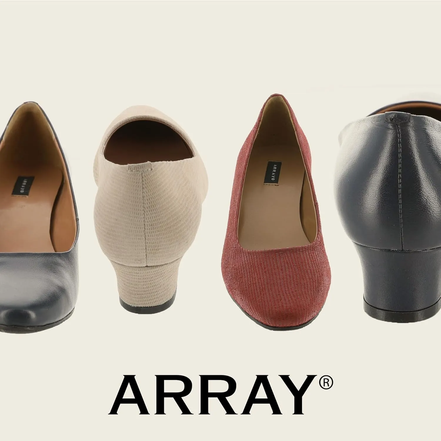 ARRAY Women's Cora Low Heel Leather Pump