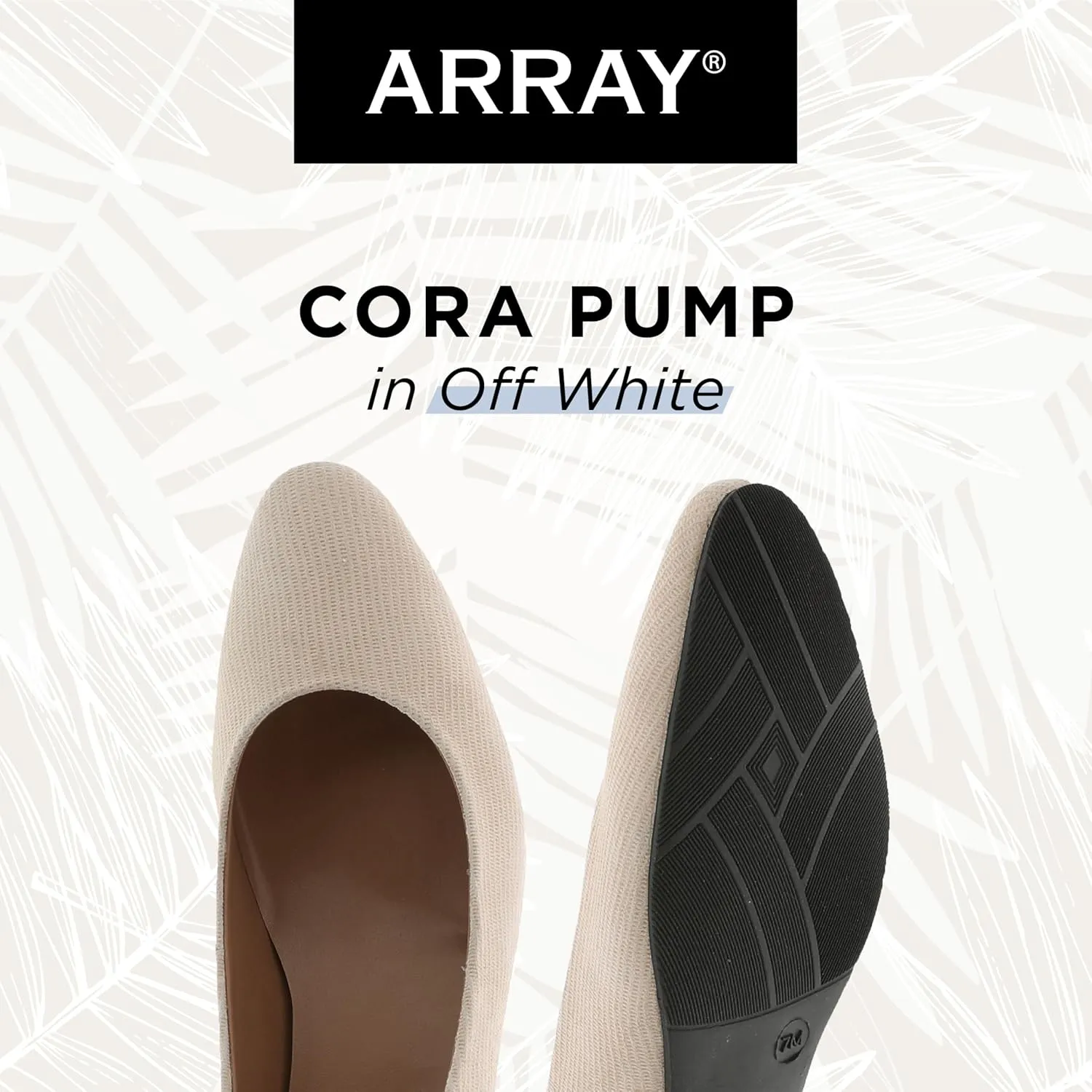 ARRAY Women's Cora Low Heel Leather Pump