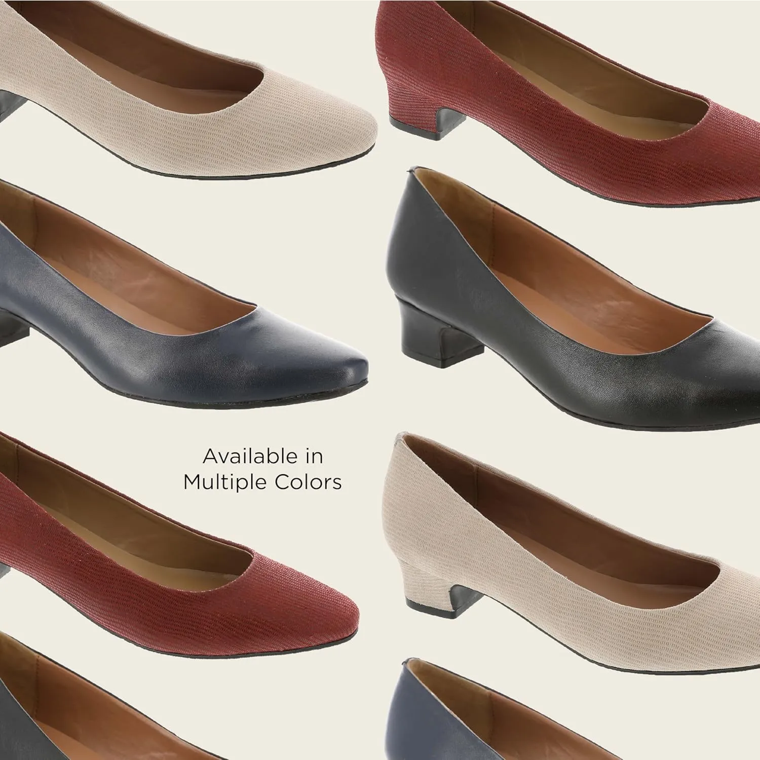 ARRAY Women's Cora Low Heel Leather Pump