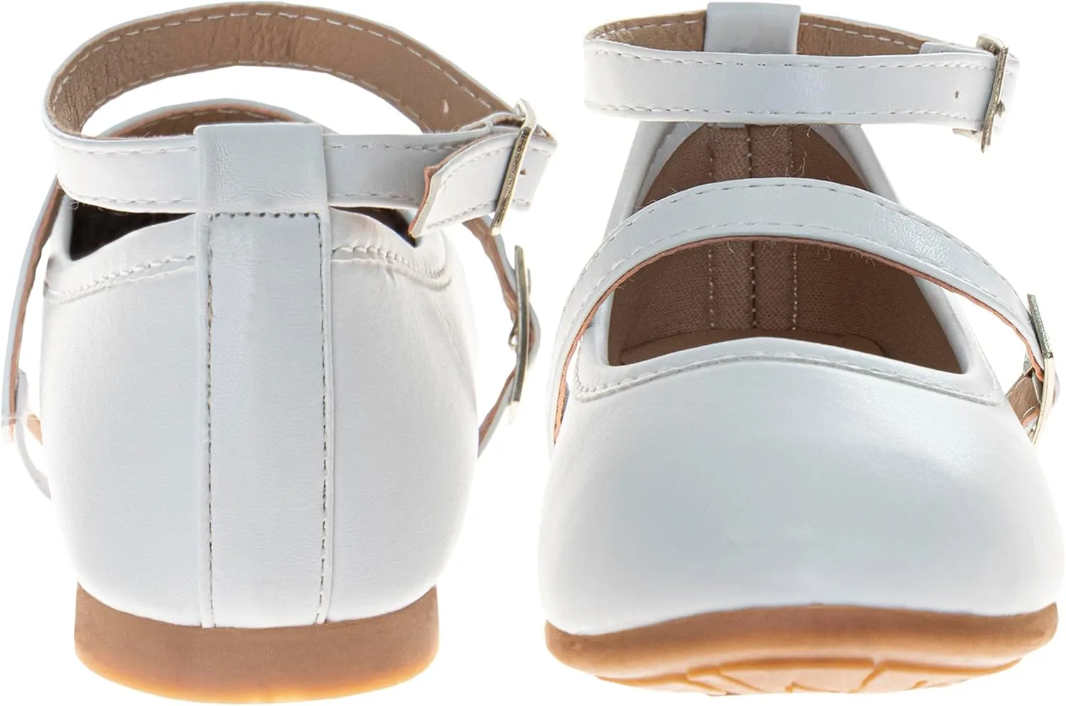 Ballerina Flats - Girls Classic Leatherette Ballet Shoe (Toddler Little Kid Big Kid)