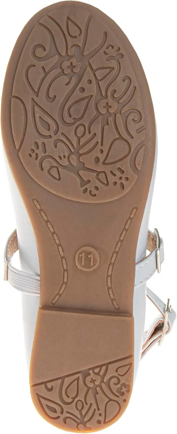 Ballerina Flats - Girls Classic Leatherette Ballet Shoe (Toddler Little Kid Big Kid)