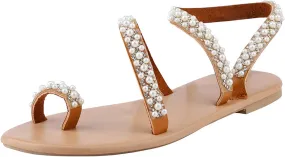Comfortable Slip on Slide Sandals for Women Comfort Elastic Strap Flat Sandal Fashion Bow Flats for Women