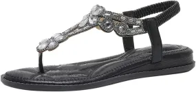 Elegant Flat Sandals for Women Comfortable Ankle Strap Outdoor Walking Shoes Party Dress Sandals for Women