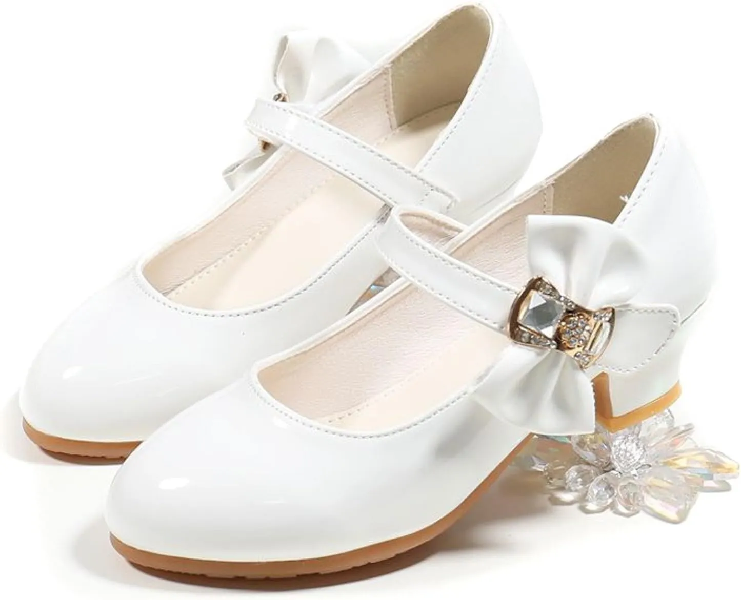 Girls Dress Shoes Mary Jane Shoes for Girl Ballet Flats Back to School Wedding Party Summer Sandal