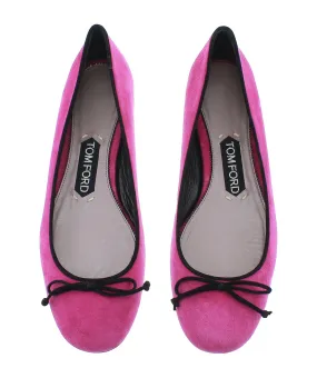 Lace Suede Leather Ballerinas