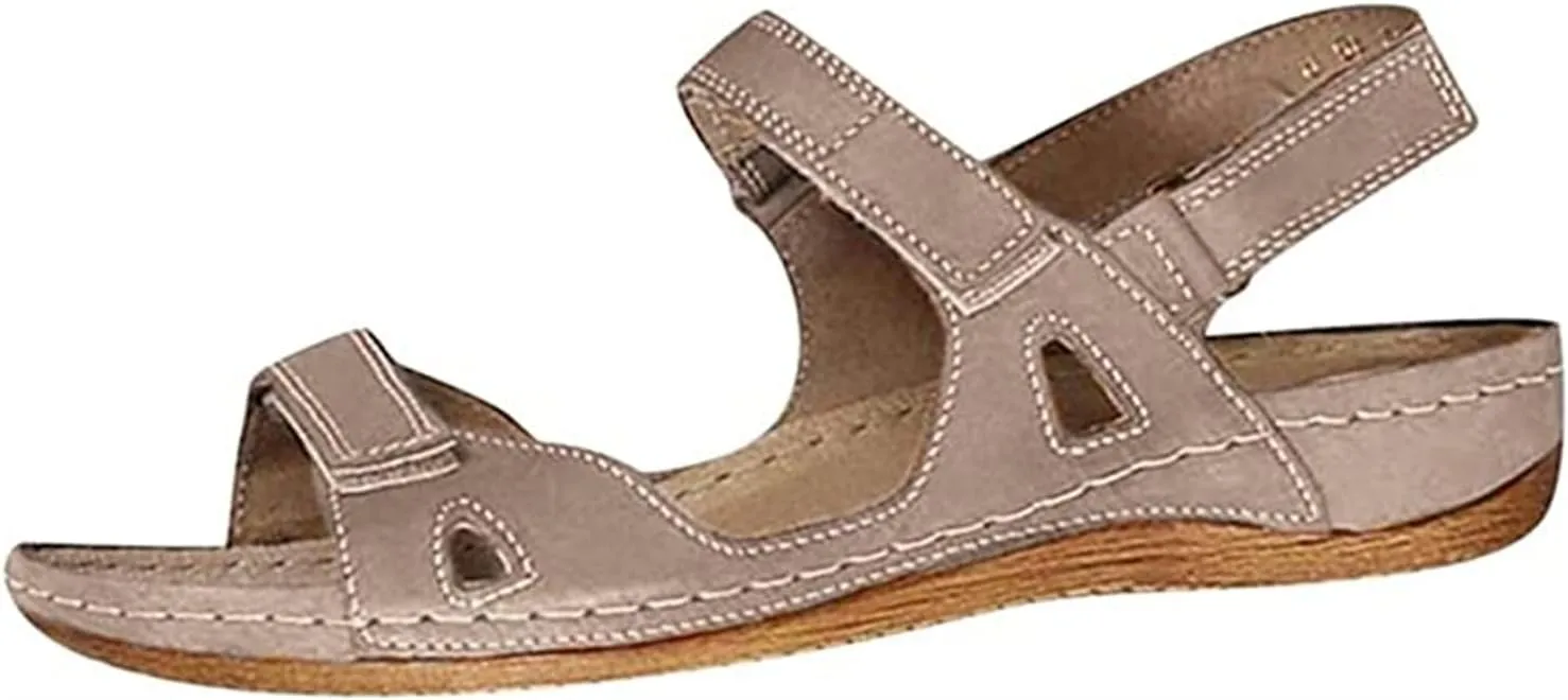 Lausiuoe Orthotic Dress Sandals For Women With Arch Support Comfortable Dressy Casual Summer Orthopedic Slides Walking Shoes