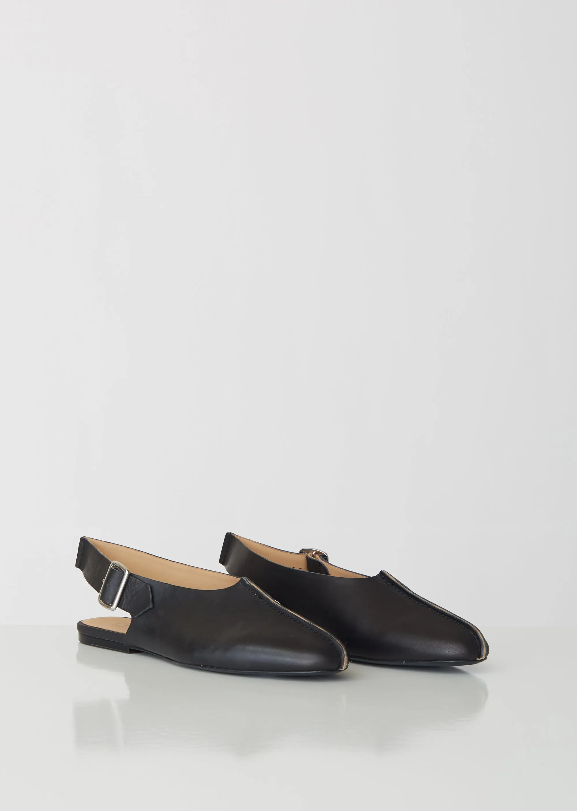 Leather Sling Back Sandals