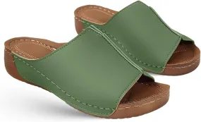 Orthopedic Sandals For Women Dressy Summer Orthotic Flip Flops For Flat Feet with Arch Support for Comfortable Walk Slippers