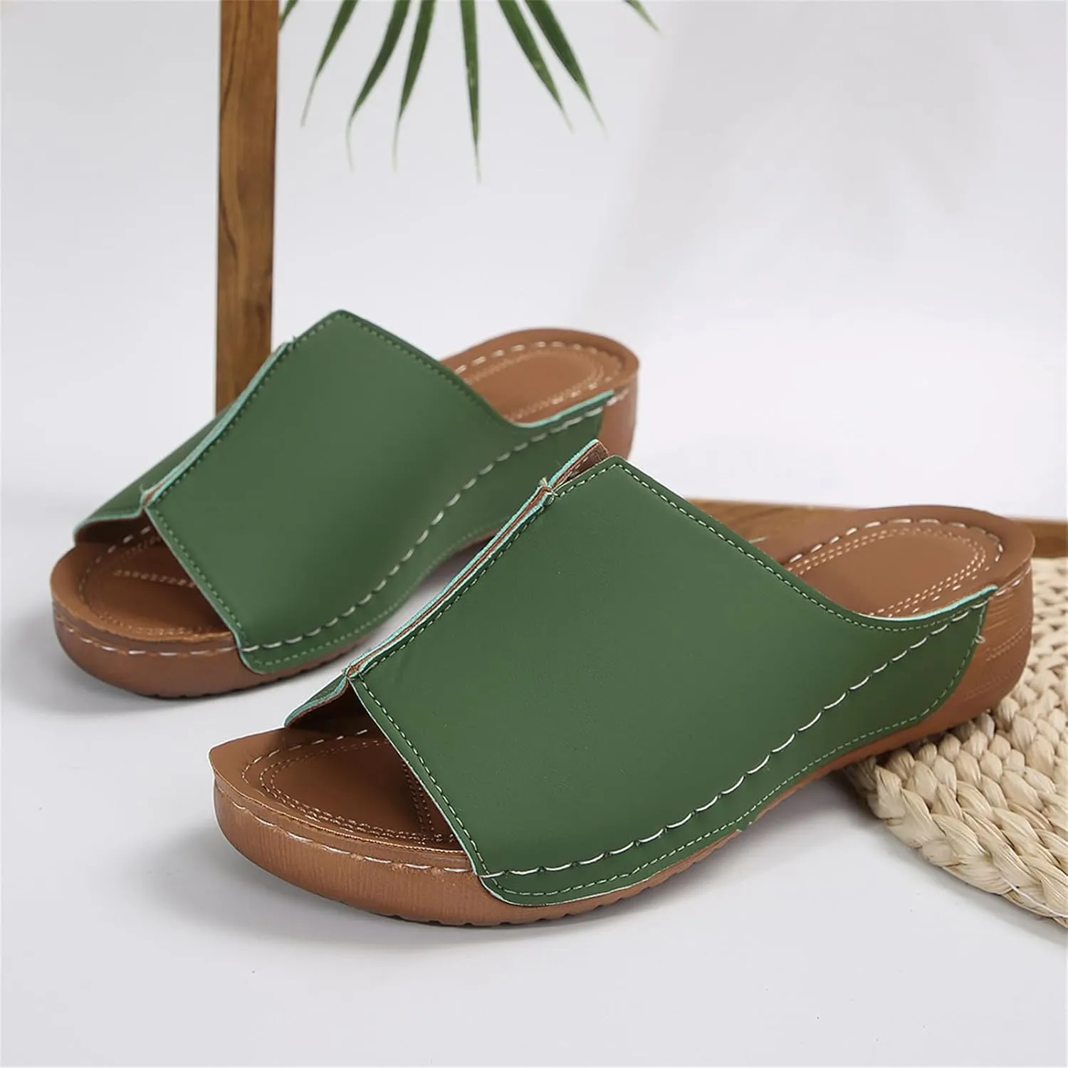 Orthopedic Sandals For Women Dressy Summer Orthotic Flip Flops For Flat Feet with Arch Support for Comfortable Walk Slippers