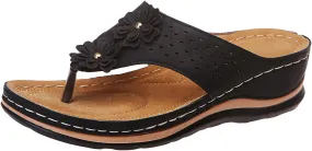 Orthopedic Wedge Sandals for Women Dressy Summer Comfortable Walking Sandals with Arch Support Fashion Platform Slides Shoes
