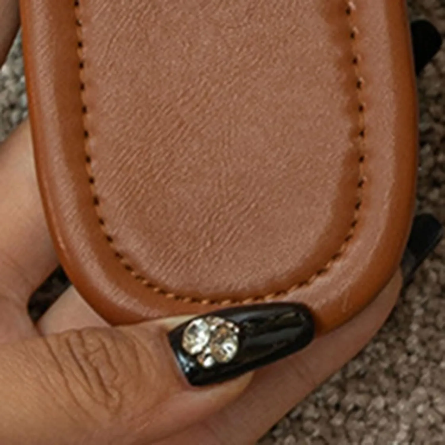 Sandals Women Dressy Summer Women Flip Flops Summer Bohemian Rhinestone Decorative Fashion Flat Bottom Comfortable