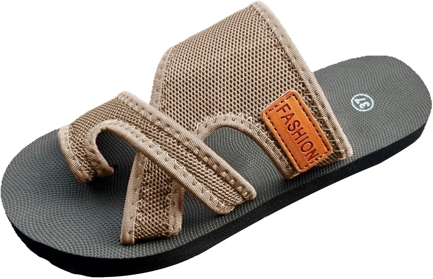 Women's Sandals Dressy Spring And Summer Flat Soled Fashionable Casual Open Toed Beach Sandals For Women Large Size